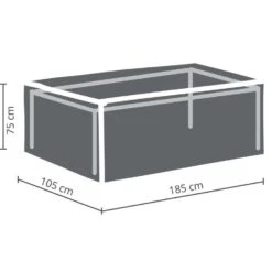 Outdoor Covers Premium Hoes Voor Tuintafel - 180 Cm -Geselecteerde Tuinmeubelwinkel 81010512 0200