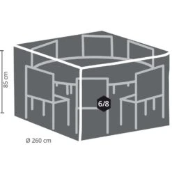 Outdoor Covers Premium Hoes Voor Ronde Tuinset - 260 Cm 8 Outdoor Covers Premium Hoes Voor Ronde Tuinset - 260 Cm -Geselecteerde Tuinmeubelwinkel 81010515 0200