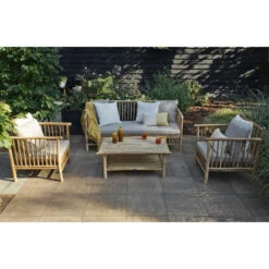 Exotan Bamboe Stoel - Bruin - 70x81x88 Cm -Geselecteerde Tuinmeubelwinkel 81016960 0101