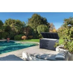 Keter Opbergbox Ontario 870L - Grijs - 147x83x86 Cm -Geselecteerde Tuinmeubelwinkel 81019846 9051