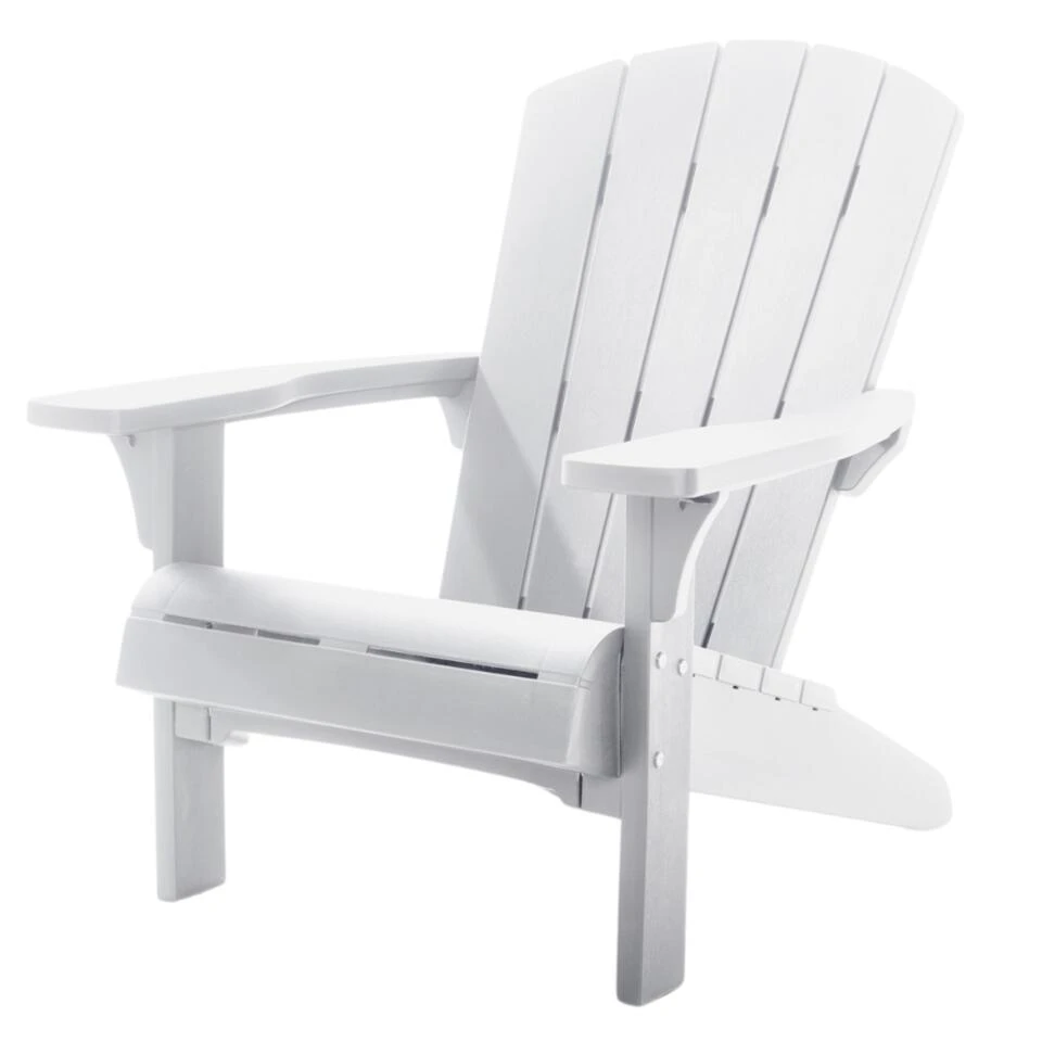 Keter Troy Adirondack Tuinstoel - 81x80x96,5cm - Wit 3 Keter Troy Adirondack Tuinstoel - 81x80x96,5cm - Wit