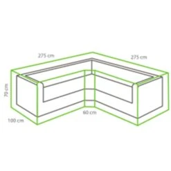 Outdoor Covers Premium Loungesethoes Trapezium - Grijs -Geselecteerde Tuinmeubelwinkel 81029500 0500