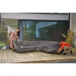 Outdoor Covers Premium Loungesethoes Plateau 255 - Grijs -Geselecteerde Tuinmeubelwinkel 81029502 0600