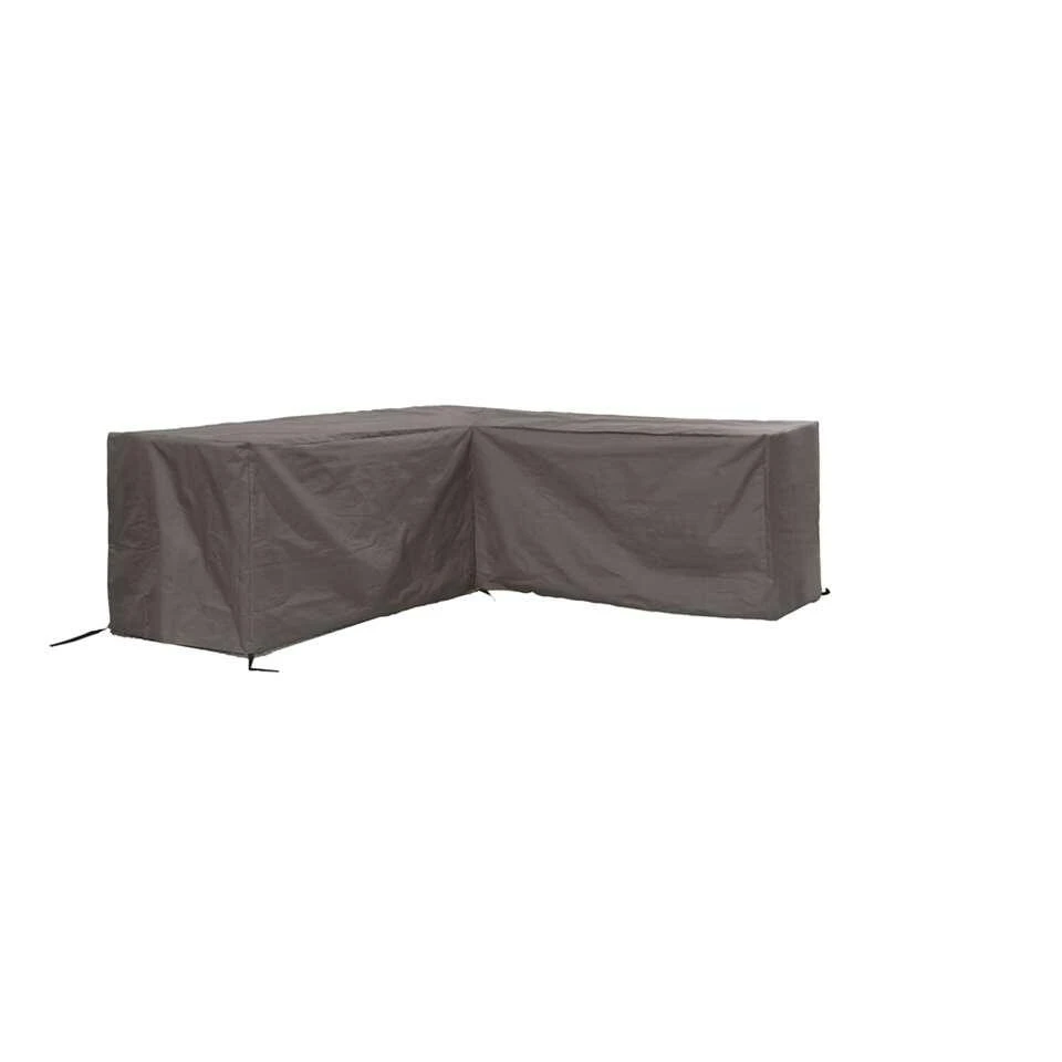Outdoor Covers Premium Loungesethoes L-vorm 210Lx260R - Grijs 3 Outdoor Covers Premium Loungesethoes L-vorm 210Lx260R - Grijs
