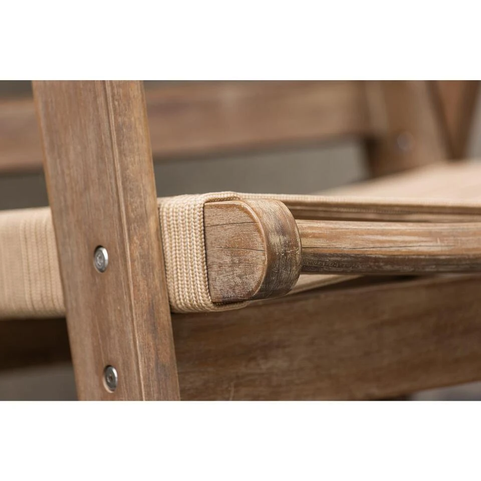 Svea - Esmée Outdoor Loungestoel - Acaciahout - Naturel 5 Svea - Esmée Outdoor Loungestoel - Acaciahout - Naturel - Afbeelding 3