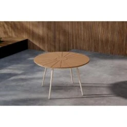 Svea - Esra Ronde Eettafel - Ø120 Cm - Beige -Geselecteerde Tuinmeubelwinkel 8174514d4b014a3faefeda6aeb82380d
