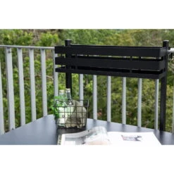 Fjôrd Balkontafel Zwart Metaal - 77x57x120cm - Opklapbaar - Borneo 12 Fjôrd Balkontafel Zwart Metaal - 77x57x120cm - Opklapbaar - Borneo -Geselecteerde Tuinmeubelwinkel 8311670043b84fd7aa2ddb8d0c8abb4b