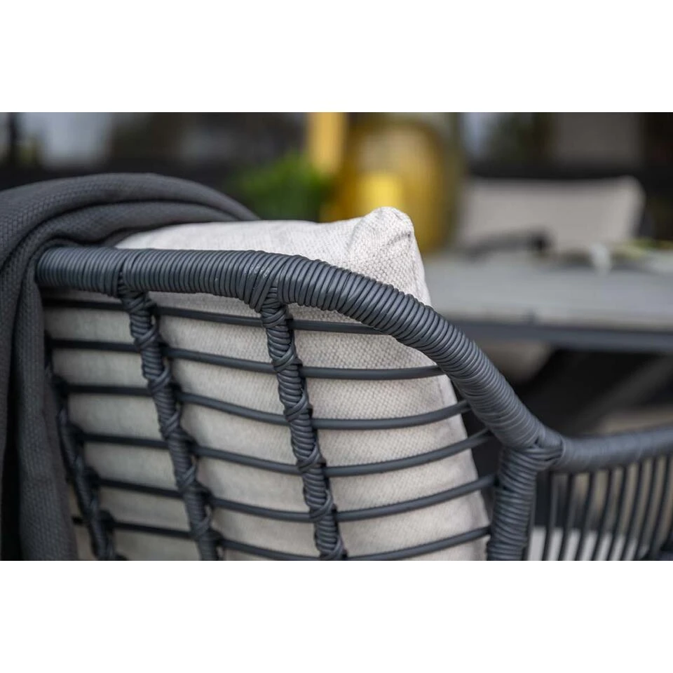 Set Van 4 - Garden Impressions Margriet Tuinstoel - Zwart/Zand 14 Set Van 4 - Garden Impressions Margriet Tuinstoel - Zwart/Zand - Afbeelding 12