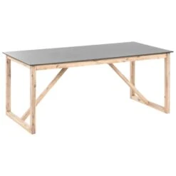 NOTTERI - Tuintafel - Grijs/Bruin - Beton 12 NOTTERI - Tuintafel - Grijs/Bruin - Beton -Geselecteerde Tuinmeubelwinkel 8837827c865e4d04a222229ba7e54327