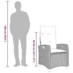 VidaXL - Verstelbare Tuinstoel Met Bijzettafel - Beige - Poly Rattan 25 VidaXL - Verstelbare Tuinstoel Met Bijzettafel - Beige - Poly Rattan -Geselecteerde Tuinmeubelwinkel 8946b10e0c72410da482d5c738b837c0