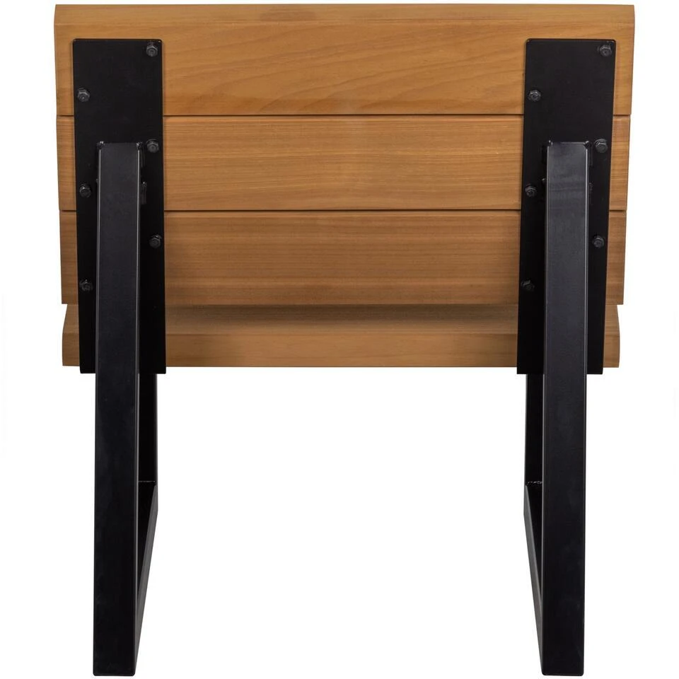 WOOOD Banco Tuinstoel - Hout/Metaal - Nature - 78x68x82 9 WOOOD Banco Tuinstoel - Hout/Metaal - Nature - 78x68x82 - Afbeelding 7
