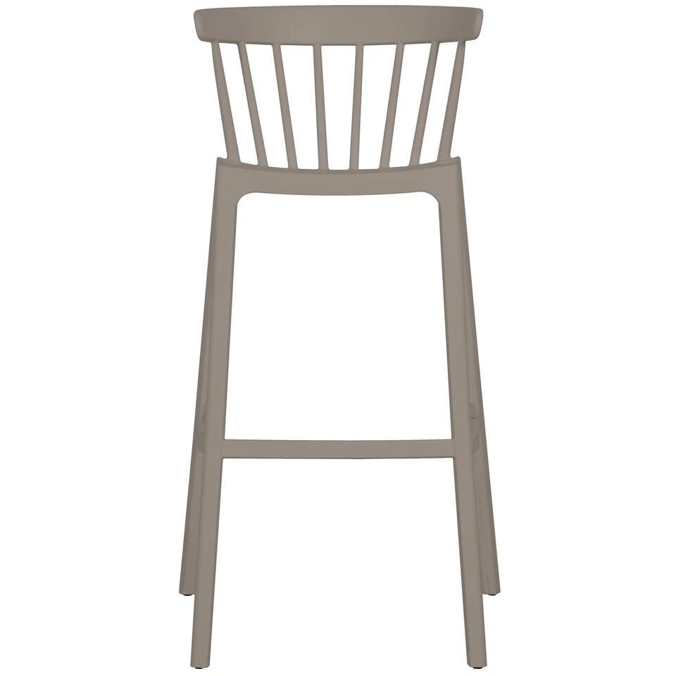 WOOOD Bliss Barstoelen Buiten - Kunststof - Taupe - Set Van 2 8 WOOOD Bliss Barstoelen Buiten - Kunststof - Taupe - Set Van 2 - Afbeelding 6
