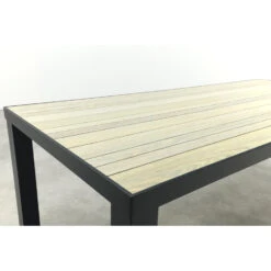 VDG Nola Tuintafel 160x90 Cm. - Antraciet/Houtlook -Geselecteerde Tuinmeubelwinkel 8d32fdaf0cec461b8992522f21050f4b