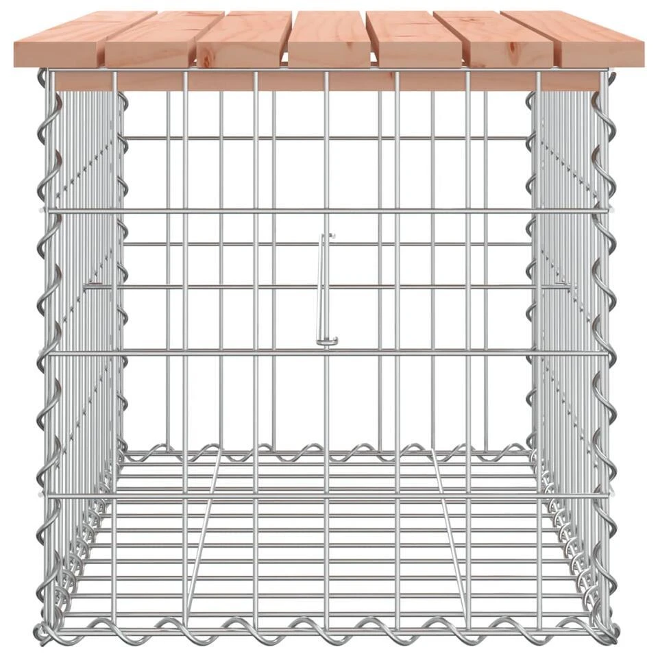 VidaXL - Tuinbank Schanskorfontwerp - Massief Douglashout - 63x44x42 Cm 6 VidaXL - Tuinbank Schanskorfontwerp - Massief Douglashout - 63x44x42 Cm - Afbeelding 4