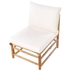 CERRETO - 1-zits Module - Wit - Bamboe -Geselecteerde Tuinmeubelwinkel 8f162eb7bb6f4fe2b8df4496f30ca7b5