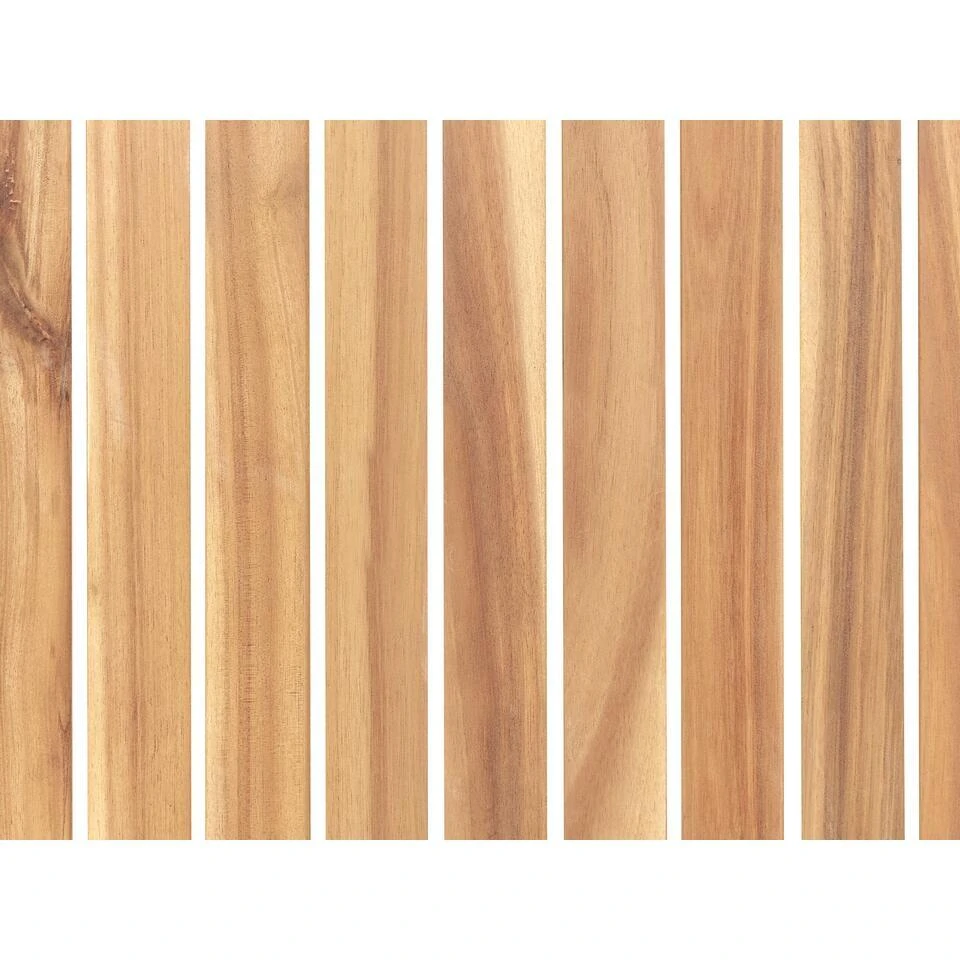 SASSARI II - Tuintafel - Lichte Houtkleur - 90 X 180 Cm - Acaciahout 9 SASSARI II - Tuintafel - Lichte Houtkleur - 90 X 180 Cm - Acaciahout - Afbeelding 7