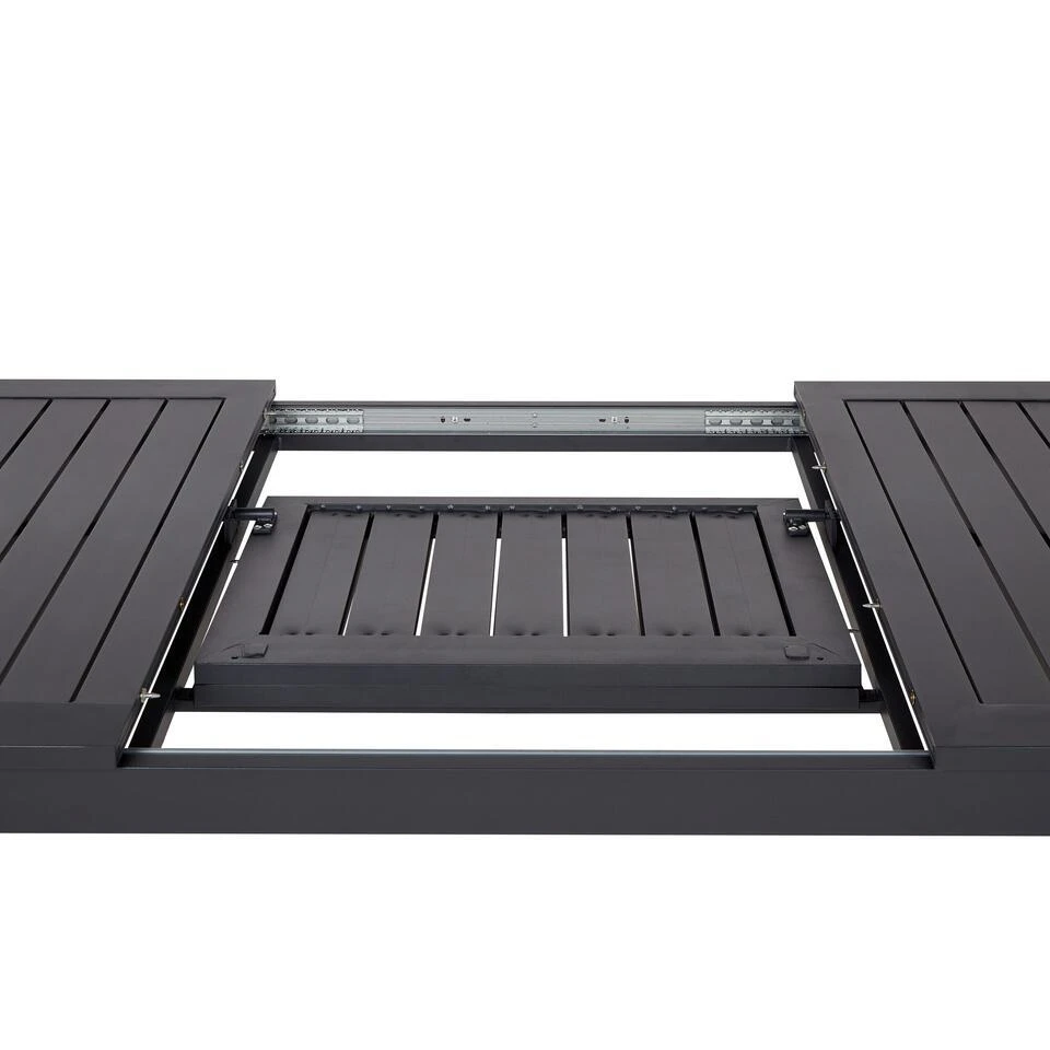 SKALOMA - Tuintafel - Donkergrijs - 180/240 X 90 Cm - Aluminium 10 SKALOMA - Tuintafel - Donkergrijs - 180/240 X 90 Cm - Aluminium - Afbeelding 8