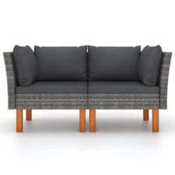 VidaXL - Hoekbanken - Grijs - Poly Rattan - 2 Stuks 9 VidaXL - Hoekbanken - Grijs - Poly Rattan - 2 Stuks -Geselecteerde Tuinmeubelwinkel 920b0a2f1dd04fec9fef753775598af0