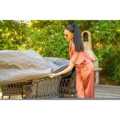 Outdoor Covers Ovale Tuinsethoes 245x200x80 Cm -Geselecteerde Tuinmeubelwinkel 92c501ac41ec4e2c9c4bc476a28ee287