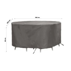 Outdoor Covers Ovale Tuinsethoes 245x200x80 Cm -Geselecteerde Tuinmeubelwinkel 93db7a0e280d4ff0820dc349100be3e3