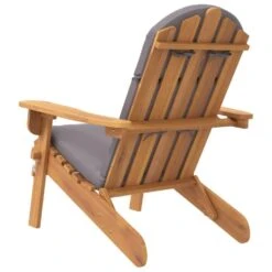 VidaXL - Adirondack Tuinstoel - Kussens - Bruin - Acaciahout - 75x84x90 Cm -Geselecteerde Tuinmeubelwinkel 95420e49bce348fd9723d5f0c5e28e4e