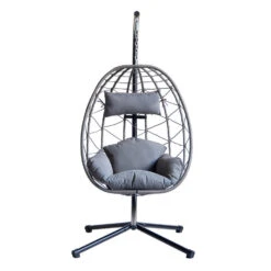 Hangstoel Van Rotan En Metaal In Zwart -Geselecteerde Tuinmeubelwinkel 9766915ceb3f4aecabd2696999ea2dd5