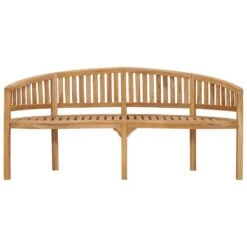 VidaXL Bankje Banaanvormig 180 Cm Massief Teakhout -Geselecteerde Tuinmeubelwinkel 9942cf0b7db94250896dba398611ee62