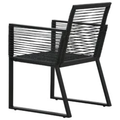 VidaXL Tuinstoelen 2 St PVC-rattan Zwart Overig -Geselecteerde Tuinmeubelwinkel 9a0e9f31061f4aff9ca2b6ad51362acc