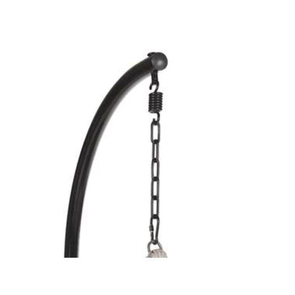 ARSITA - Hangstoel - Grijs - 100 Cm - PE Rotan 10 ARSITA - Hangstoel - Grijs - 100 Cm - PE Rotan - Afbeelding 8