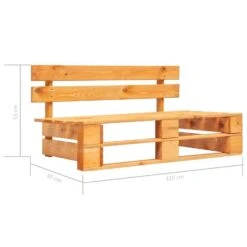 VidaXL - Pallet Middenbank - Bruin - Grenenhout -Geselecteerde Tuinmeubelwinkel 9ae81ef33a7648a1af36124be773f312