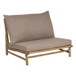 TODI - Fauteuil Set Van 2 - Lichthout/Taupe - Bamboe -Geselecteerde Tuinmeubelwinkel 9afea9b5359e40908c9a9d8af1782228