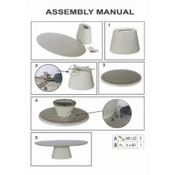 Tuintafel Ovaal 160cm - Wit Eco Composiet - Cleo -Geselecteerde Tuinmeubelwinkel 9bf41309a98c47dfba830204a13eb2c0