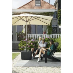 Keter Troy Adirondack Tuinstoel - Set Van 2 - 81x80x96,5cm - Zwart -Geselecteerde Tuinmeubelwinkel 9cfca13d3147453eae505ea80c96410e