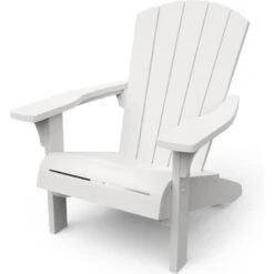 Keter Troy Adirondack Tuinstoel - Set Van 2 - 85x80x96.5cm - Wit -Geselecteerde Tuinmeubelwinkel 9cff78ffa9f944ca9b8836d084fc9519