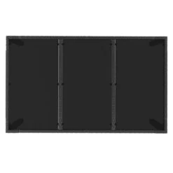 VidaXL - Tuintafel Met Glazen Blad - Zwart - Poly Rattan - 150 X 90 X 75 Cm 13 VidaXL - Tuintafel Met Glazen Blad - Zwart - Poly Rattan - 150 X 90 X 75 Cm -Geselecteerde Tuinmeubelwinkel a043808f21d44c778ab5c734b9ea51d9