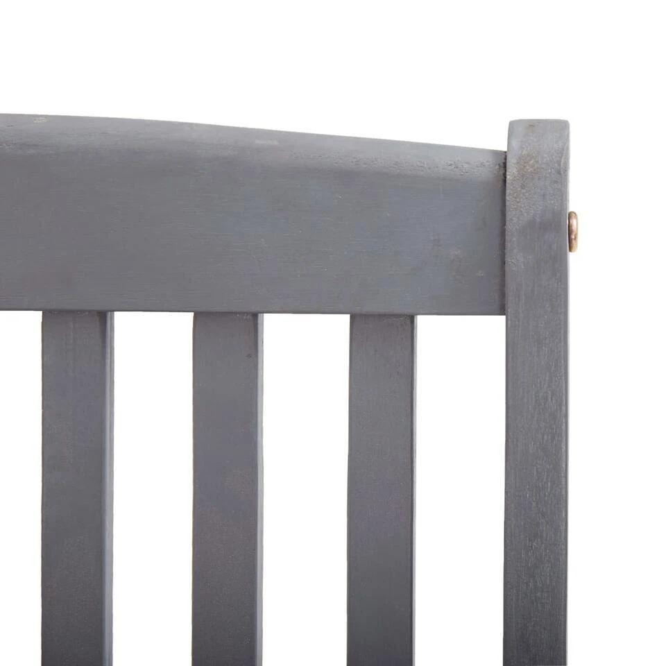 VidaXL - Tuinstoelen Met Kussens - Inklapbaar - Grijs - Acaciahout - 2 Stuks 9 VidaXL - Tuinstoelen Met Kussens - Inklapbaar - Grijs - Acaciahout - 2 Stuks - Afbeelding 7