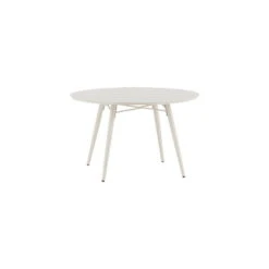 Fjôrd Tuintafel Beige Aluminium - 120x120x75cm - Lina -Geselecteerde Tuinmeubelwinkel a4b5c4177f1d4b98ad5b562ef547df36