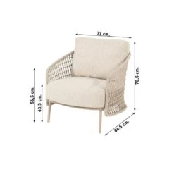 4 Seasons Puccini Loungestoel - Rope (1 Stuk) -Geselecteerde Tuinmeubelwinkel a4d3652c00f04029a1ae654f822c3c0a