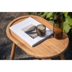 Svea - Deniz Ovale Bijzettafel - 40 X 60 Cm - Naturel -Geselecteerde Tuinmeubelwinkel a74f48d6ea244b8996b07bf4a953aafc