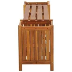 VidaXL Tuinbank Met 2 Bloembakken 150x30x40 Cm Massief Acaciahout -Geselecteerde Tuinmeubelwinkel aa3ffb9cf23c436795482a08b723399e