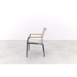 VDG Lumino Stapelbare Dining Tuinstoel - Light Rope / Teak Arm -Geselecteerde Tuinmeubelwinkel aae0a573ab094a64bf85aaf2f9843bd3