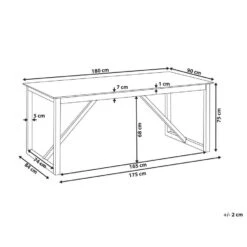 NOTTERI - Tuintafel - Grijs/Bruin - Beton 13 NOTTERI - Tuintafel - Grijs/Bruin - Beton -Geselecteerde Tuinmeubelwinkel ade9d9d6bbbe48da97c9a74c073d9f75