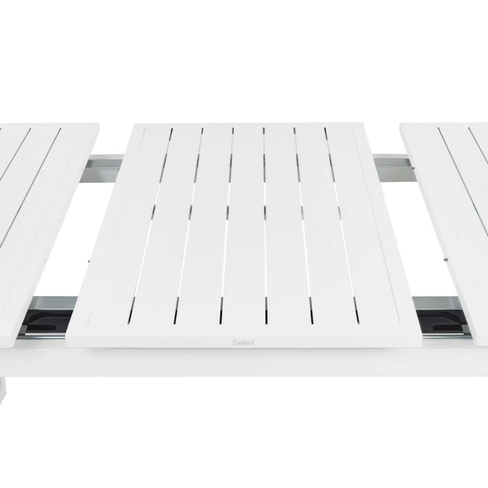 VALCANETTO - Tuintafel - Wit - 90 X 180/240 Cm - Aluminium 11 VALCANETTO - Tuintafel - Wit - 90 X 180/240 Cm - Aluminium - Afbeelding 9