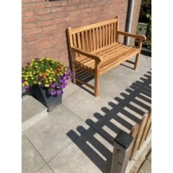 VDG Teak Houten Tuinbank Bison - 120 Cm -Geselecteerde Tuinmeubelwinkel b152c026b05249ca8fde02ee1912a7e9