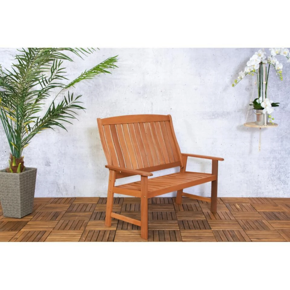 Merkloos Sens-Line - California Tuinbank - 120cm - Hout 6 Merkloos Sens-Line - California Tuinbank - 120cm - Hout - Afbeelding 4