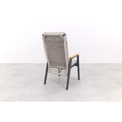 VDG Solaro Verstelbare Dining Tuinstoel - Light Rope / Teak Arm 21 VDG Solaro Verstelbare Dining Tuinstoel - Light Rope / Teak Arm -Geselecteerde Tuinmeubelwinkel b374c111be314beba3e4f62b336d05ba