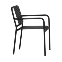 Lisomme Zahra Metalen Tuinstoel Zwart - Met Armleuningen -Geselecteerde Tuinmeubelwinkel b4231433478d484db5f4716cd55a0960