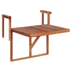 UDINE - Tuintafel - Donkere Houtkleur - 69 X 70 Cm - Acaciahout -Geselecteerde Tuinmeubelwinkel b4b925781f2b4d6bae589d17dc1e4fe6