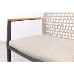 VDG Lumino Stapelbare Dining Tuinstoel - Light Rope / Teak Arm -Geselecteerde Tuinmeubelwinkel b81d92b702314074a00bc0ae2f65c7a7