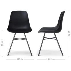 Nolon Noa-Pip Kunststof Tuinstoel Zwart - Zwart Onderstel -Geselecteerde Tuinmeubelwinkel b92e33dcaa6548db82b339c9707b35c2